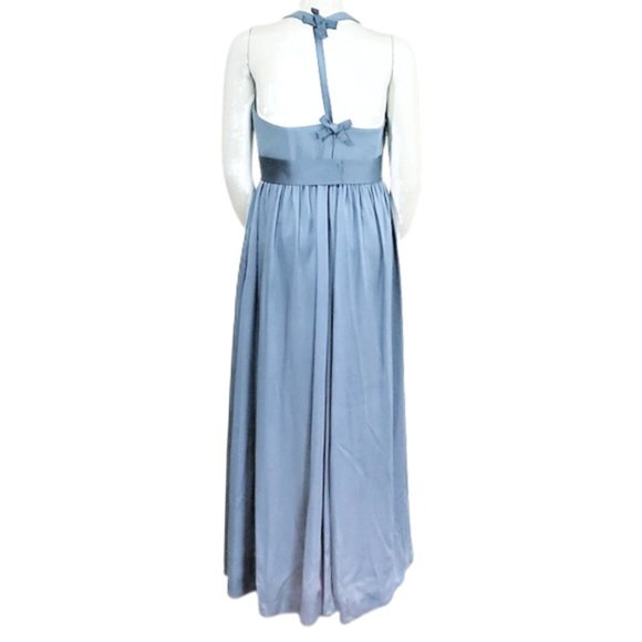 WHITE by Vera Wang Blue Evening Gown - Picture 2 of 3